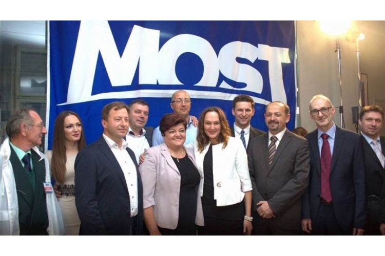 Veliki pad liste "Most"