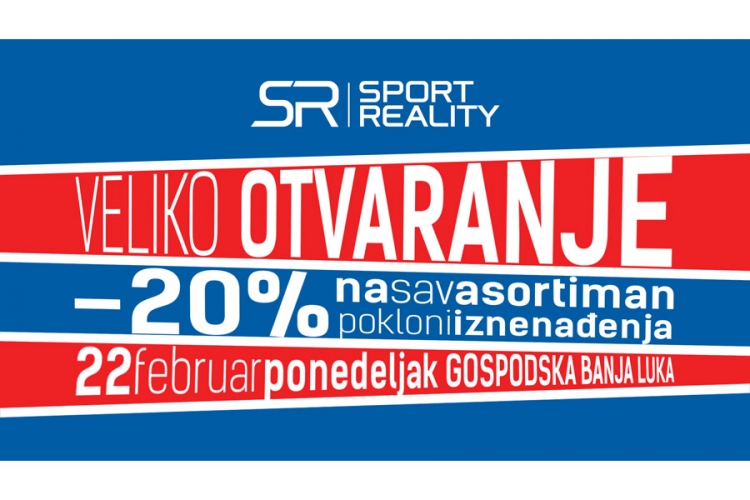 Otvaranje prve "Sport Reality" prodavnice u BiH