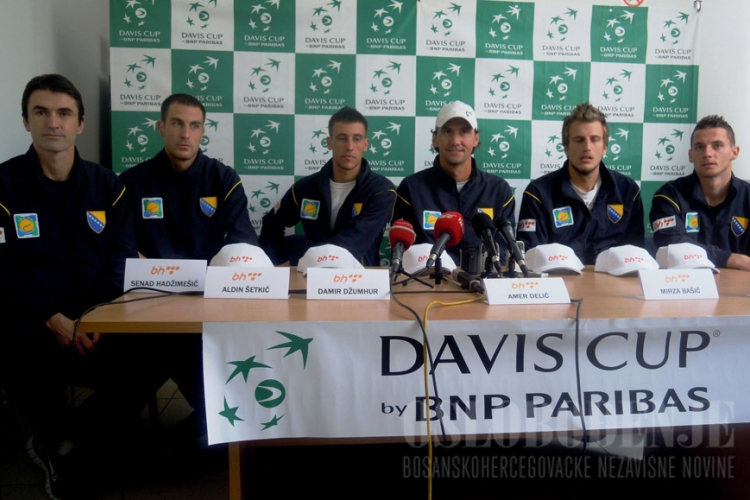 U Zenicu doputovali bh. teniseri, počele pripreme za meč s Tunisom