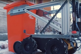 Robot koji skuplja kante za smeće (VIDEO)