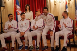 Đoković doveo djecu sa Kosova na meč protiv Kazahstana (FOTO)
