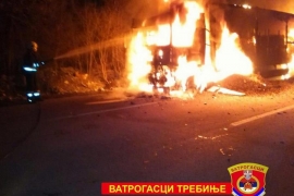 Vozača šlepera od sigurne smrti spasila polocijska patrola