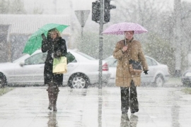 Kiša, na planinama snijeg, u Hercegovini pljuskovi, temperatura do 14