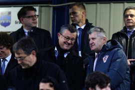 Na stadionu u Osijeku odjekivalo "Za dom spremni"