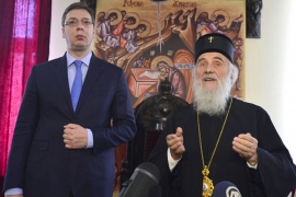 Vučić i patrijarh Irinej: Raditi na očuvanju Republike Srpske