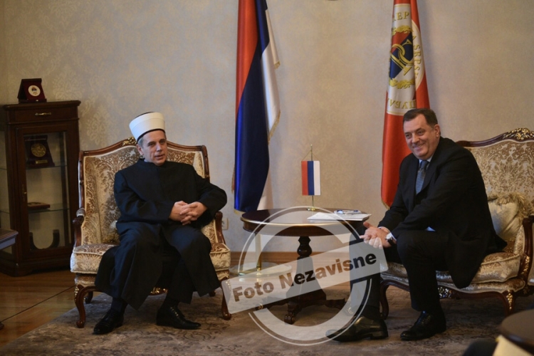 Dodik i muftija Kozlić: Svaka pomoć pri organizaciji otvaranja Ferhat-pašine džamije