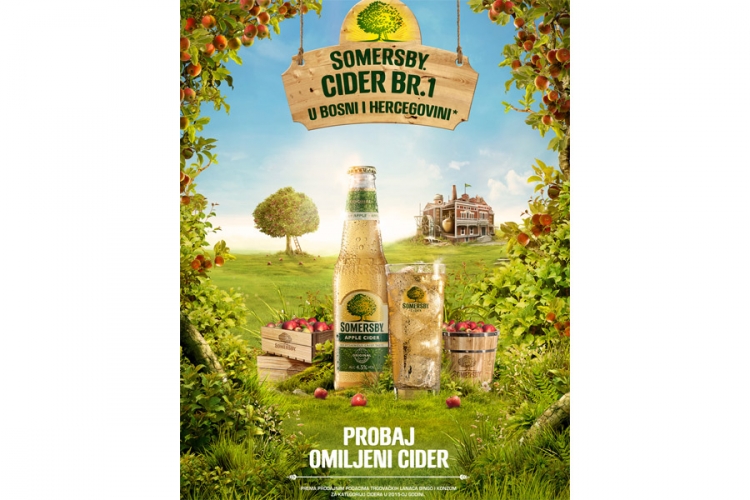 Br. 1 u BiH: Somersby, najprodavanije piće u kategoriji cidera u 2015.