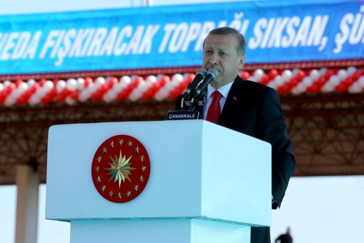 Erdogan: Evropa gazi po minskom polju