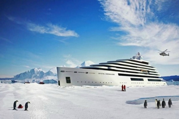 Crystal Endeavor: Prva polarna megajahta