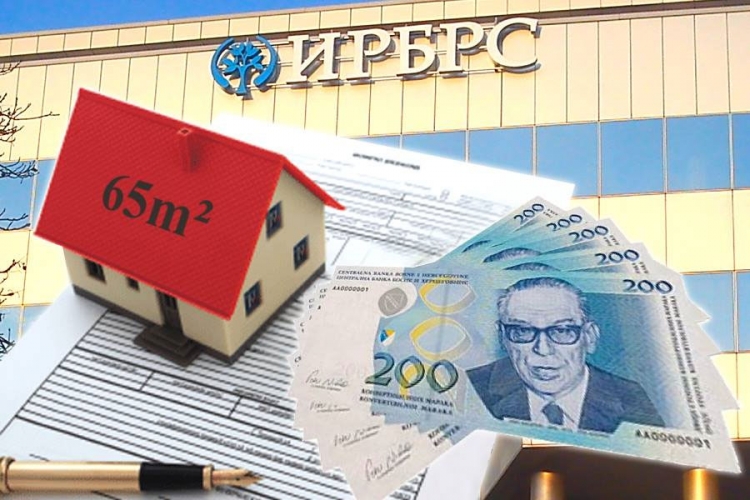 Prema pravilu za kredit u IRB RS: Ne mogu kupiti stan veći od 65 m2
