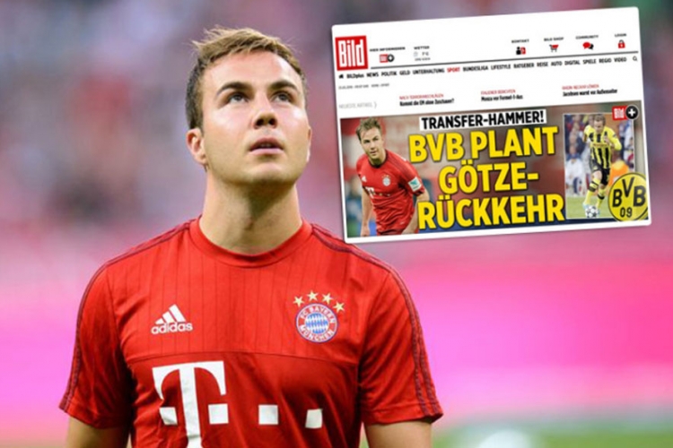 BILD: Gotze se vraća u Dortmund