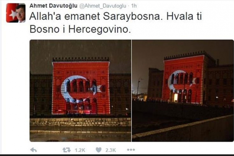 Davutoglu: Hvala ti, Bosno i Hercegovino 