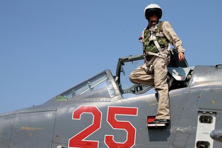 Srušio se ruski borbeni avion Su-25 (VIDEO)