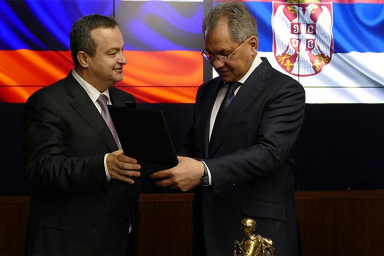 Dačić i Šojgu o vojnoj saradnji Srbije i Rusije