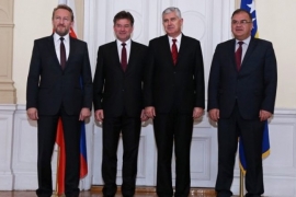 Članovi Predsjedništva BiH sa Lajčakom o aplikacija BiH za članstvo ...