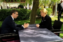Vučić i Grabar Kitarović: Razvijati dobrosusjedske odnose