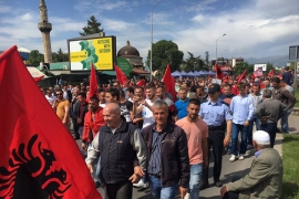 Opsadno stanje u Skoplju zbog marša veterana OVK