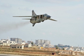 Snimak sa mjesta pada sirijskog aviona MiG-23 (VIDEO)