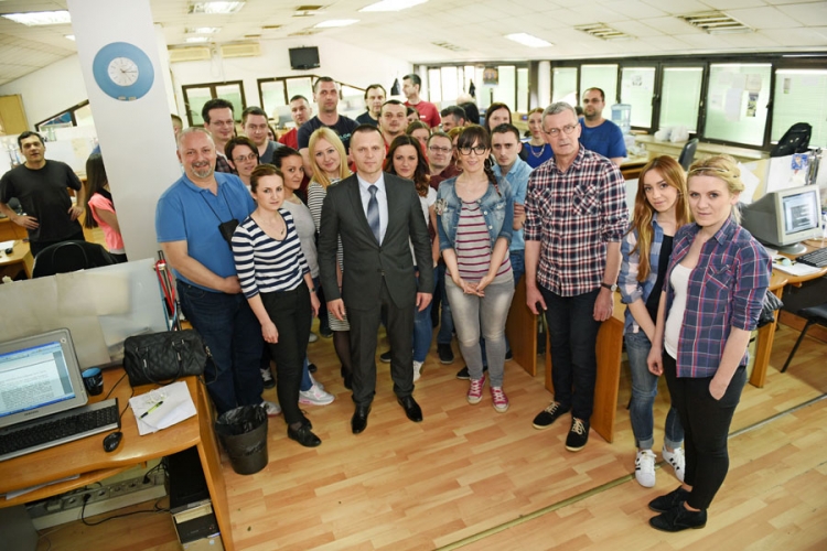 Saradnja MUP-a RS i novinara: Dragan Lukač posjetio redakciju "Nezavisnih"