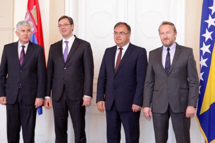 Članovi Predsjedništva BiH sa Vučićem u Mostaru