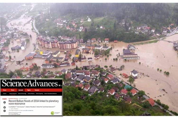 Science: Planetarne rezonance krive za poplave na Balkanu