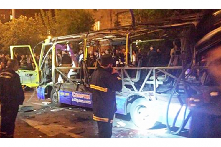 Jerevan: U eksploziji autobusa najmanje dvoje mrtvih, osam povrijeđenih 
