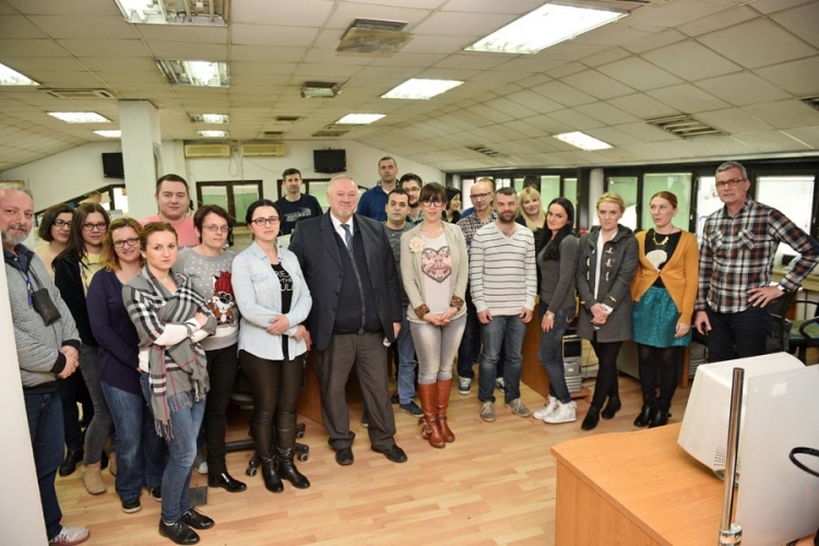 Ministar Čordaš u posjeti "Nezavisnim"