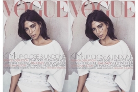 Kim na naslovnici Vogue-a u kreaciju supruga Kanyea Westa (FOTO)
