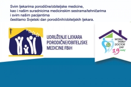 Čestitka: Svjetski dan porodične/obiteljske medicine