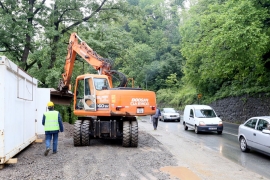 Počela sanacija klizišta i puta u banjalučkom naselju Rebrovac (FOTO)