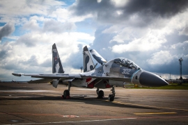 Rusija: Prinudno sletio Su-27
