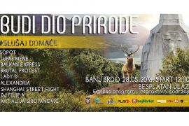 Cjelodnevna žurka u subotu na Banj brdu: Budi dio prirode, slušaj ...