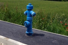 Hrvatska: Stavili hidrant nasred novog trotoara (FOTO)
