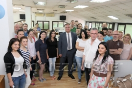 Ivanić posjetio "Nezavisne" i "Glas"