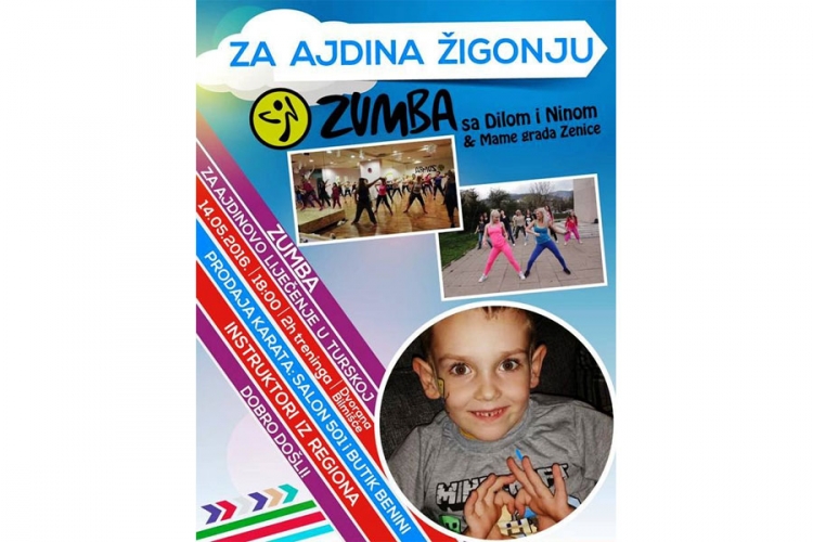 Zumbom pomažu malenom Ajdinu