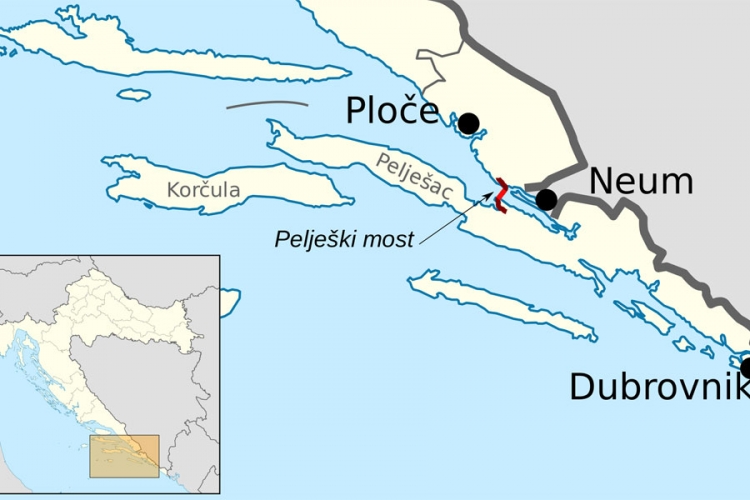 Prvo granica pa pelješki most