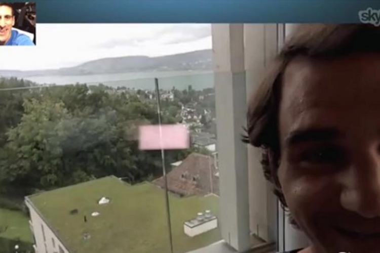 Evo kako izgleda kad Nole i Federer skajpuju