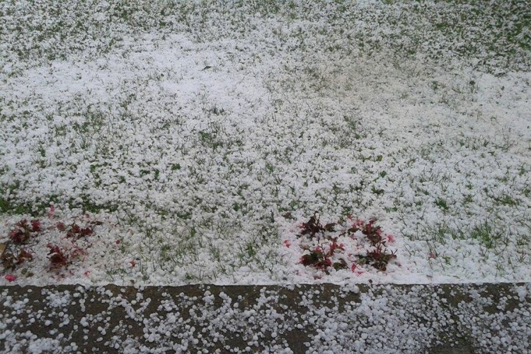 Nevrijeme sa gradom u Nišu