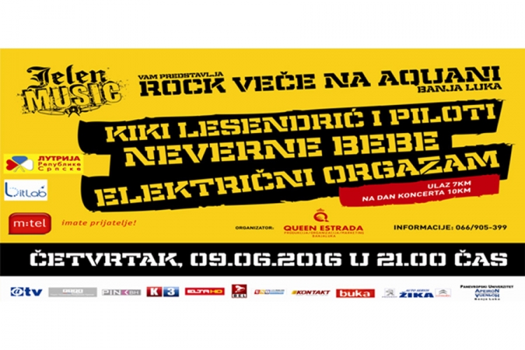 Rok veče na Akvani 9. juna