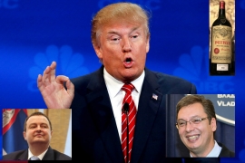 Tramp častio Dačića i Vučića vinom od 3.000 evra