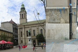 Bačena boja na srpsku crkvu u Zagrebu