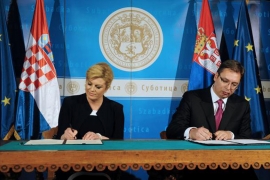 Vučić i Kitarovićeva potpisali istorijsku Deklaraciju o unapređenju ...