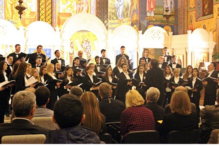 U Banjaluci koncert hora Smjera za crkvenu muziku i pojanje



