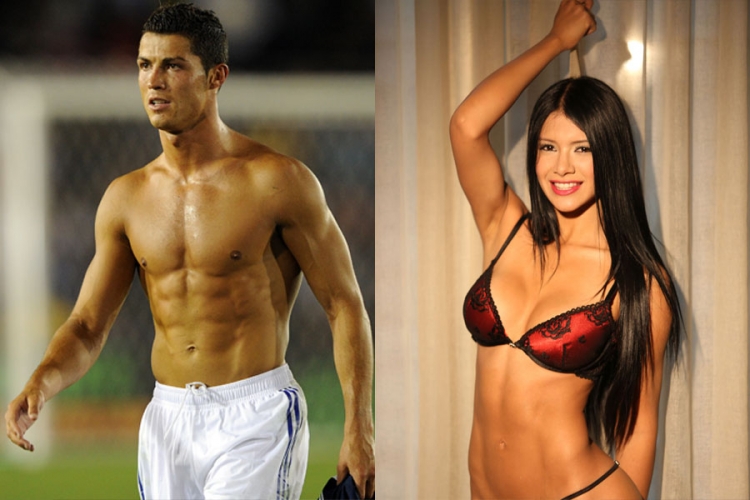 Ronaldo u klinču s kolumbijskom manekenkom