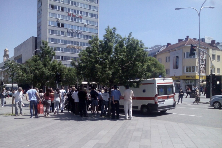 Povrijeđen biciklista u saobraćajnoj nesreći u centru Banjaluke