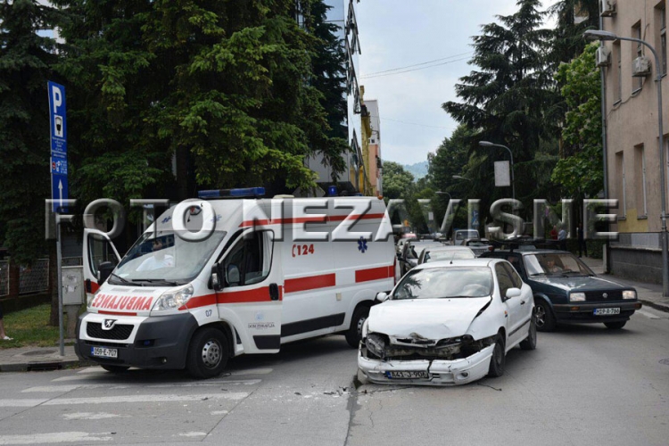 Sudar kod zgrade Sindikata u Banjaluci