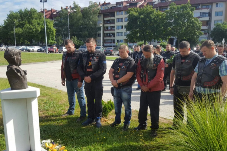 "Noćni vukovi" odali počast Gostiću