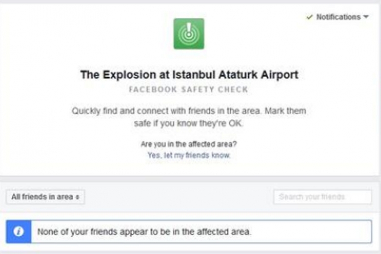 Facebook aktivirao Safety Check nakon napada na aerodrom u Istanbulu