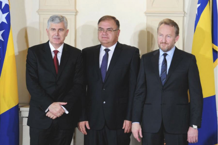 Članovi Predsjedništva danas sa Merkelovom