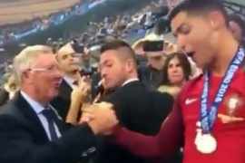 Pogledajte susret Fergusona i Ronalda nakon finala EP (VIDEO)